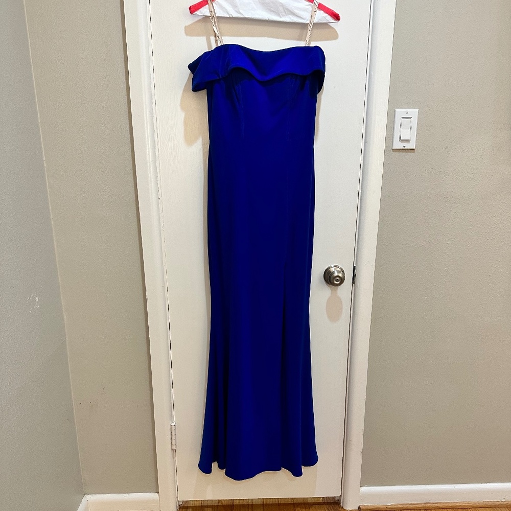 Blue Faviana Formal dress (size 6)